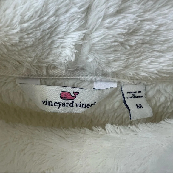 Vineyard Vines Plush Teddy Funnel Neck Relaxed Shep Shirt, Size M - Picture 3 of 7